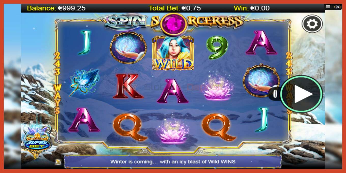 Slot screenshot: Spin Sorceress no deposit, number - 2