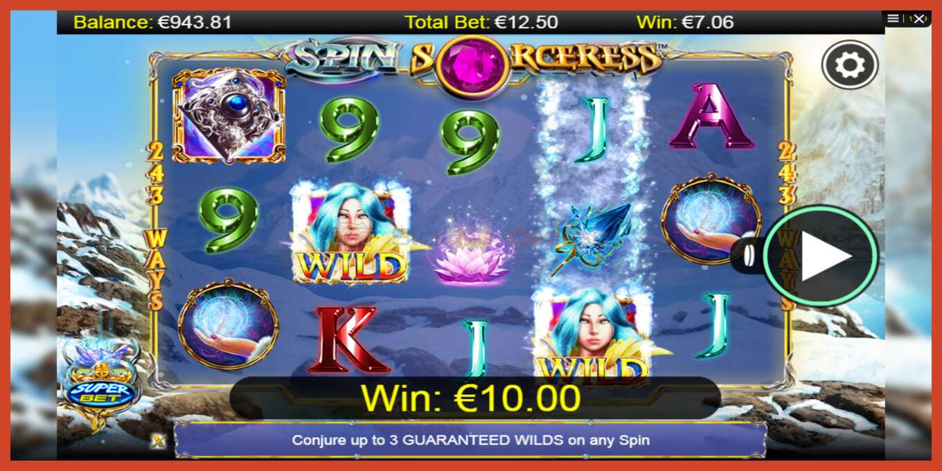 Slot screenshot: Spin Sorceress no deposit, number - 4