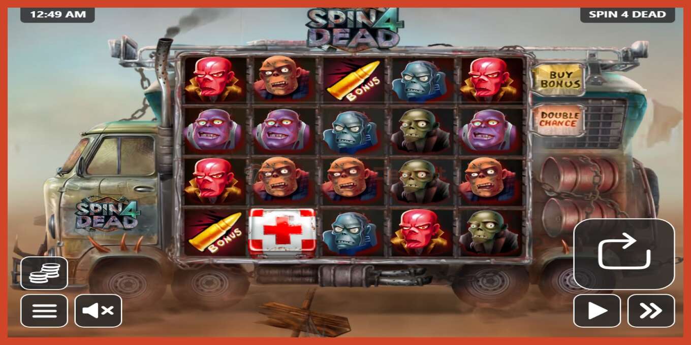 Slot screenshot: Spin4Dead no deposit, number - 1