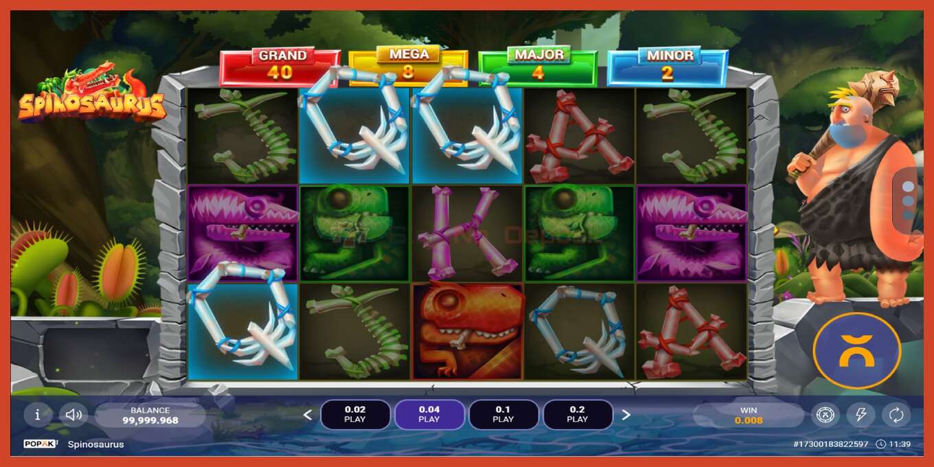 Slot screenshot: Spinosaurus no deposit, number - 2