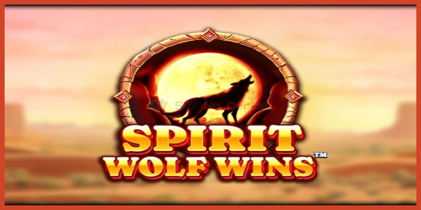 Slot screenshot: Spirit Wolf Wins no deposit, number - 1