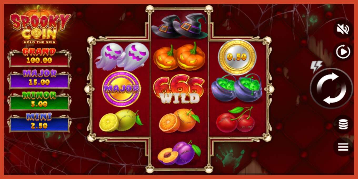 Slot තිර රුවක්: Spooky Coin Hold The Spin තැන්පතු නැත, අංකය - 1