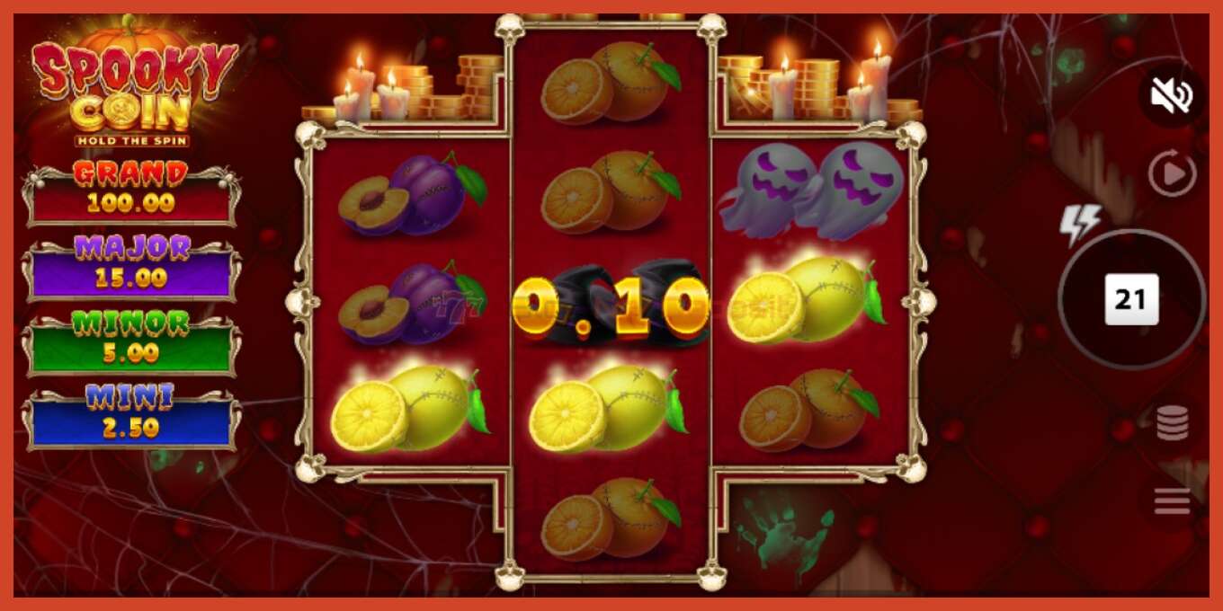 Slot තිර රුවක්: Spooky Coin Hold The Spin තැන්පතු නැත, අංකය - 3