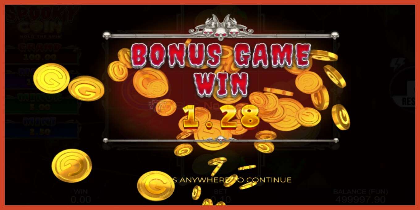 Slot තිර රුවක්: Spooky Coin Hold The Spin තැන්පතු නැත, අංකය - 5