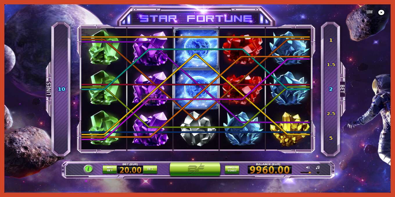 Slot screenshot: Star Fortune no deposit, number - 2