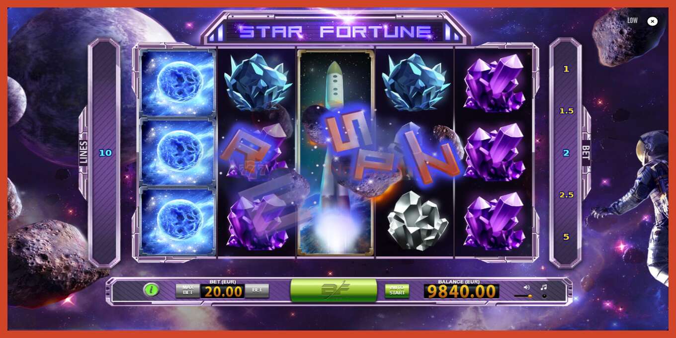 Slot screenshot: Star Fortune no deposit, number - 3