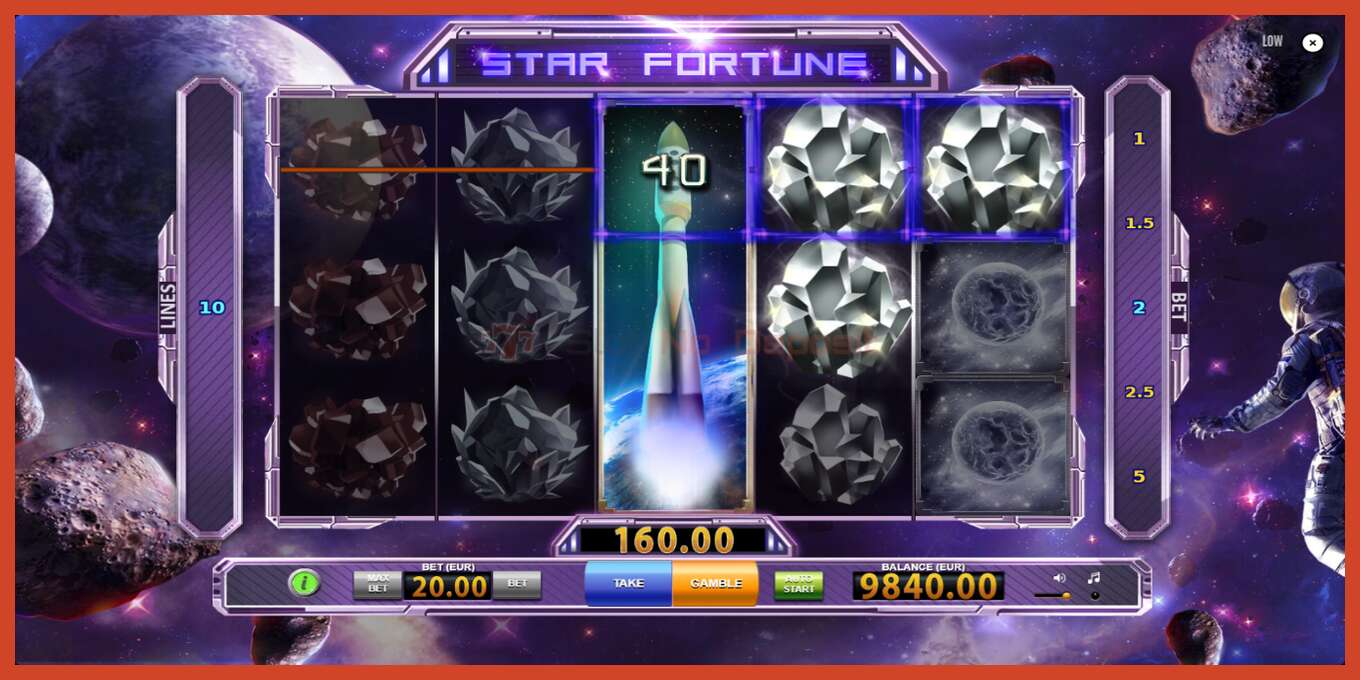 Slot screenshot: Star Fortune no deposit, number - 4