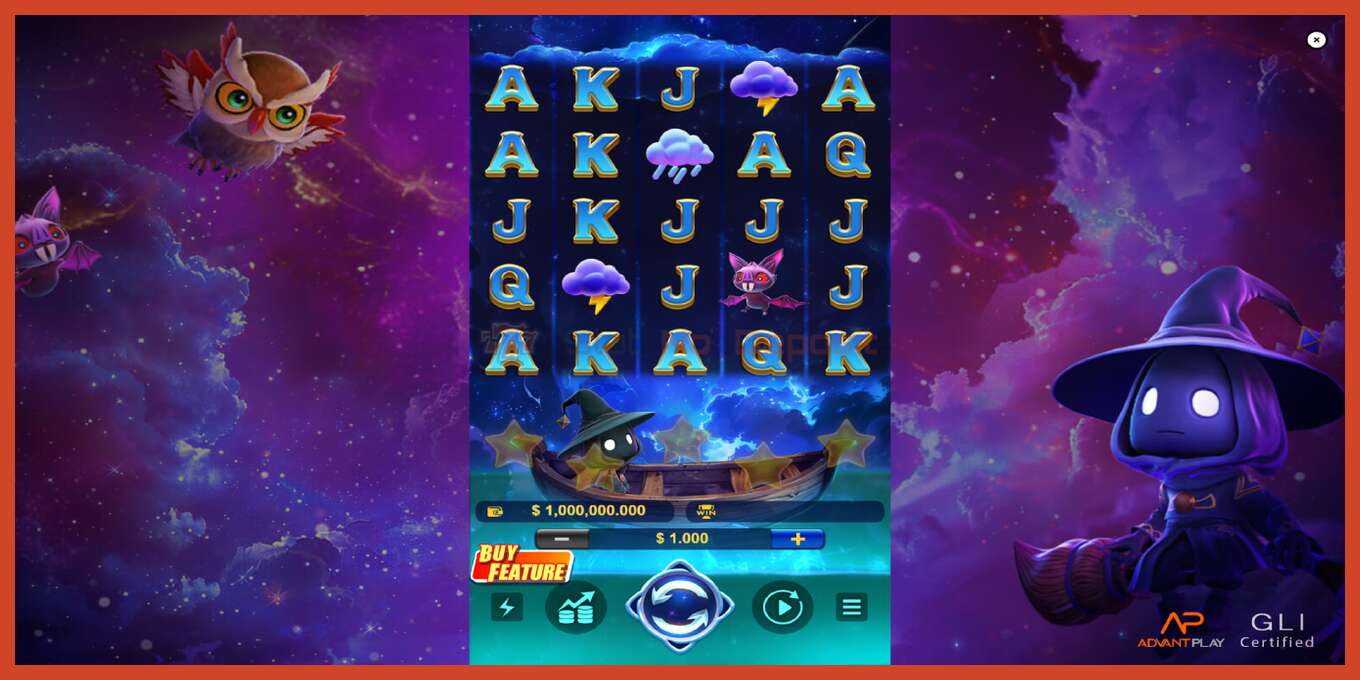 Slot screenshot: Starry Adventure no deposit, number - 1