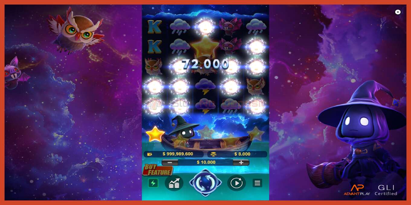 Slot screenshot: Starry Adventure no deposit, number - 3