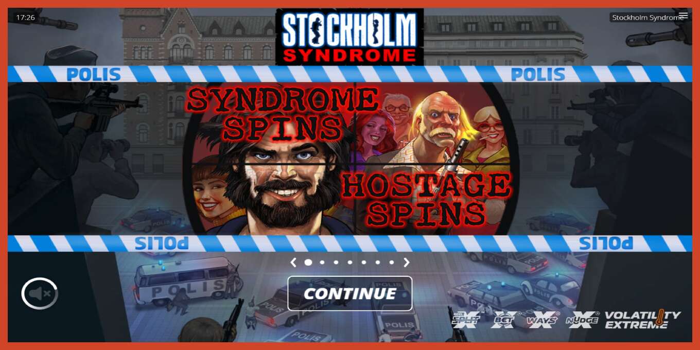 Slot screenshot: Stockholm Syndrome no deposit, number - 1