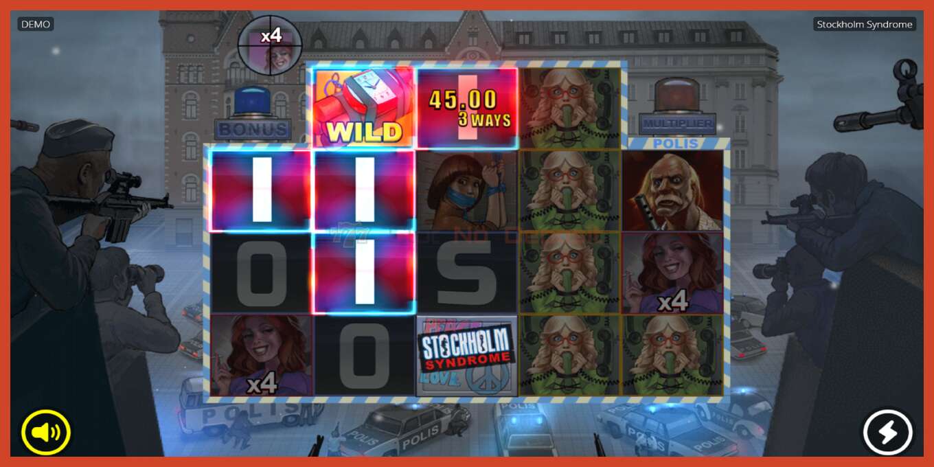 Slot screenshot: Stockholm Syndrome no deposit, number - 4