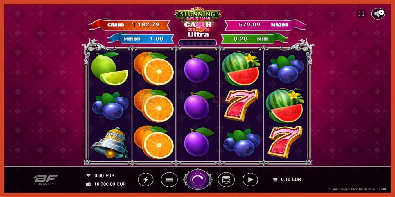 Slot screenshot: Stunning Crown Cash Mesh Ultra bez depozita, broj - 2