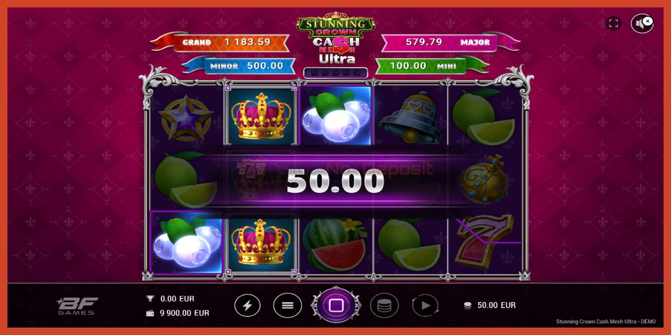 Slot screenshot: Stunning Crown Cash Mesh Ultra bez depozita, broj - 3