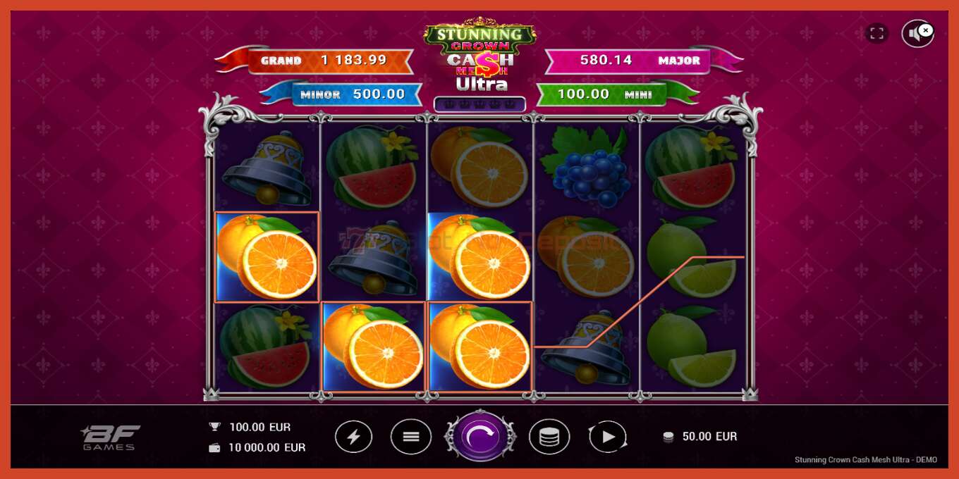 Slot screenshot: Stunning Crown Cash Mesh Ultra bez depozita, broj - 4