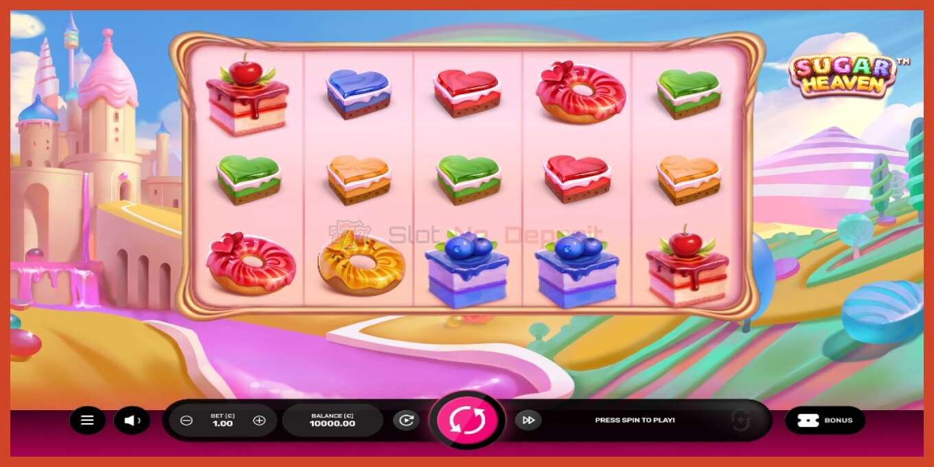 Captura de pantalla do slot: Sugar Heaven sen depósito, número - 1