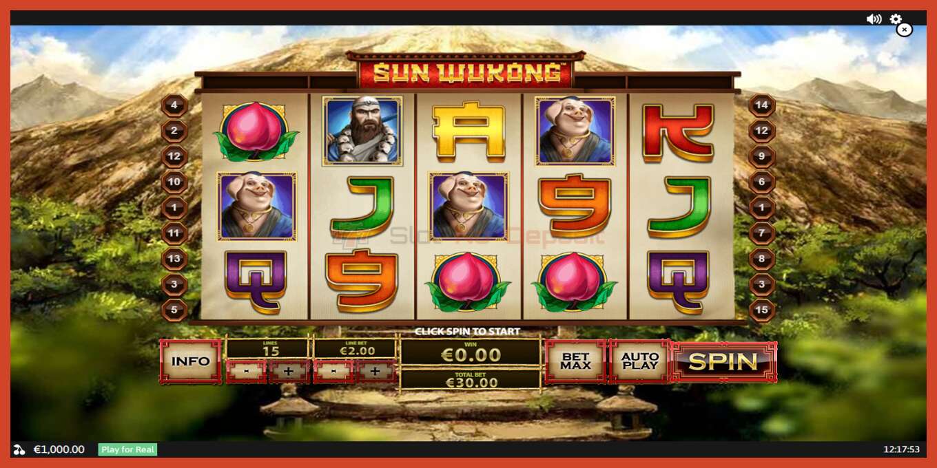 Slot screenshot: Sun Wukong no deposit, number - 1