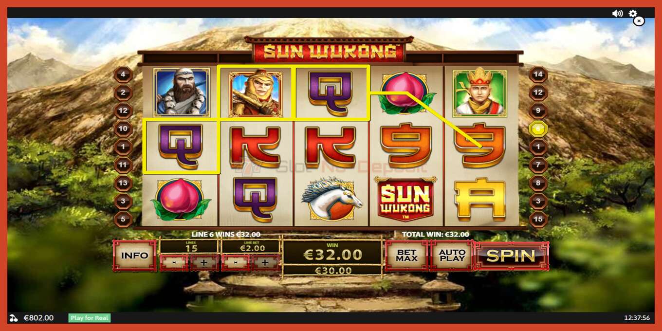 Slot screenshot: Sun Wukong no deposit, number - 4