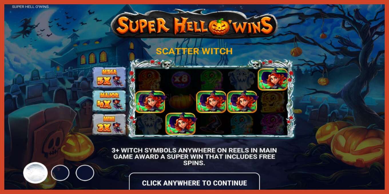 Slot screenshot: Super Hell OWins no deposit, number - 1