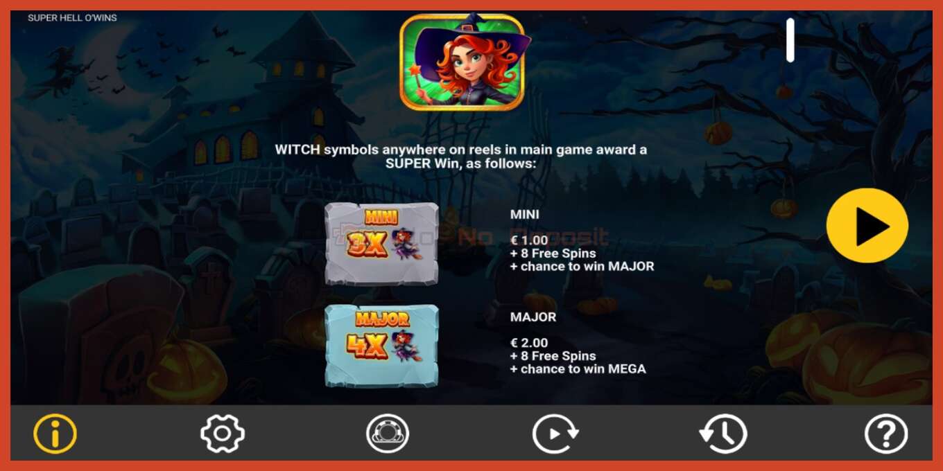 Slot screenshot: Super Hell OWins no deposit, number - 4