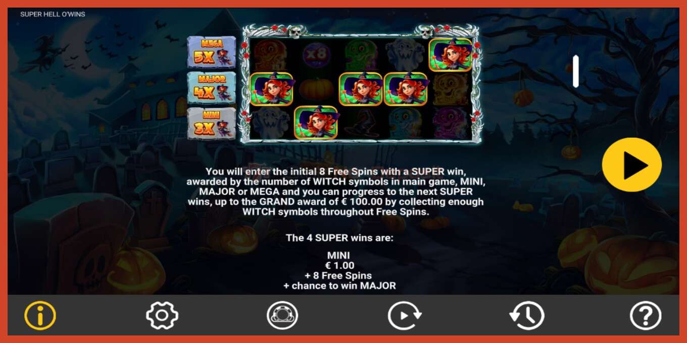 Slot screenshot: Super Hell OWins no deposit, number - 5