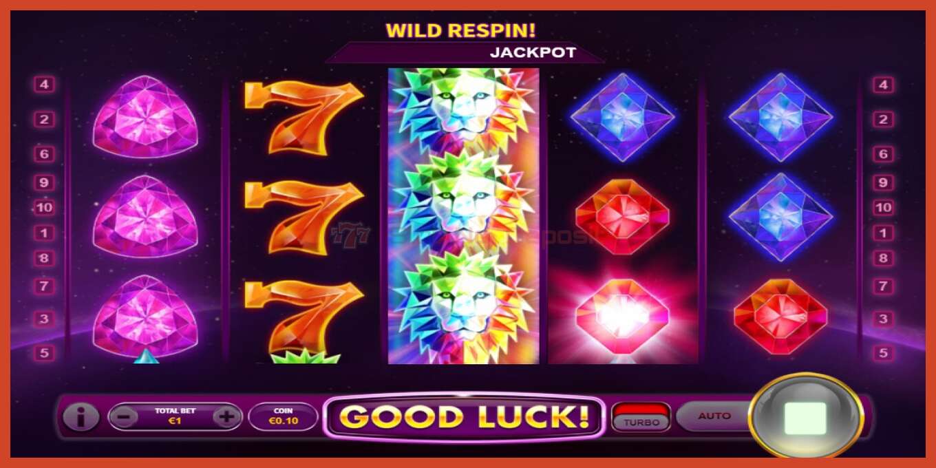 Slot screenshot: Super Lion no deposit, number - 2