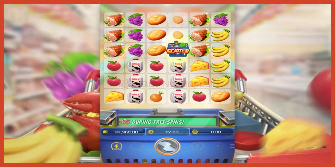 Slot screenshot: Supermarket Spree no deposit, number - 2