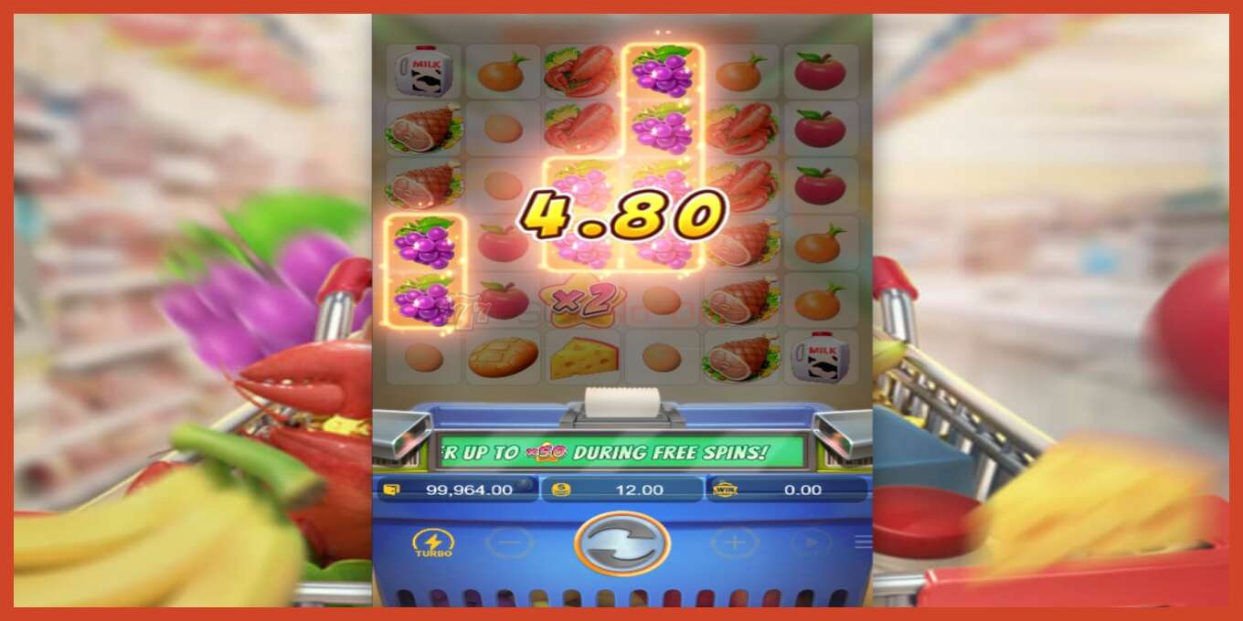 Slot screenshot: Supermarket Spree no deposit, number - 3