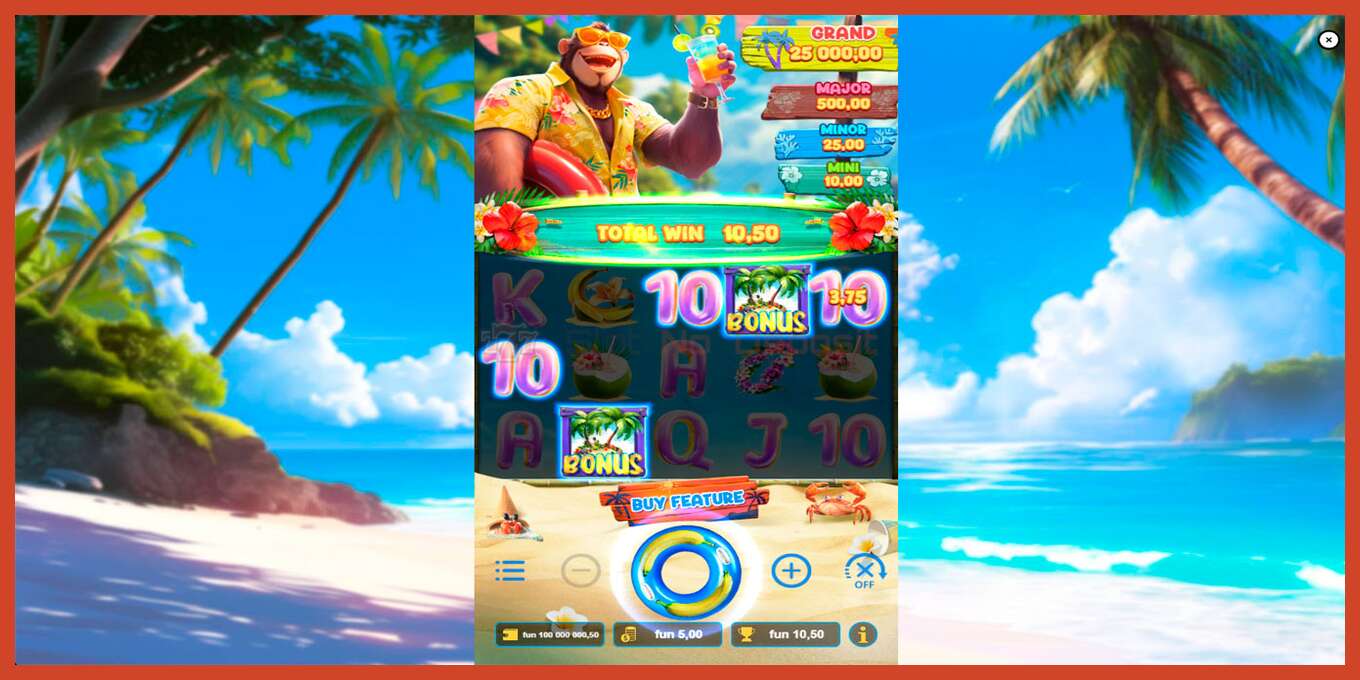 Captură de ecran pentru slot: Surf Monkey fara depozit, număr - 2