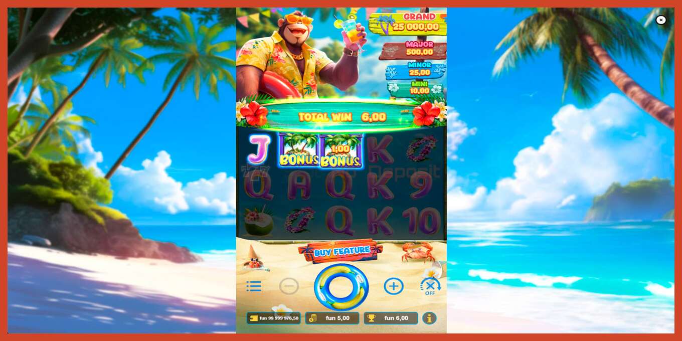 Captură de ecran pentru slot: Surf Monkey fara depozit, număr - 3