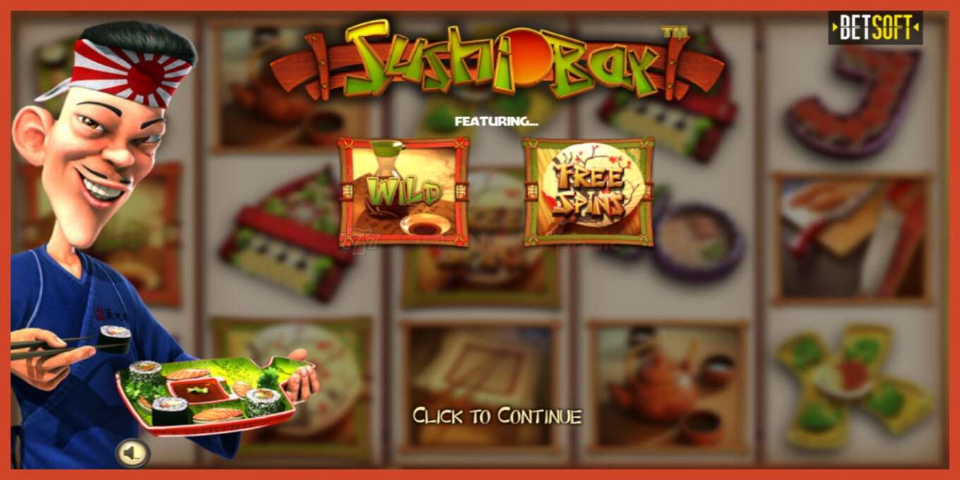 Slot screenshot: Sushi Bar no deposit, number - 1