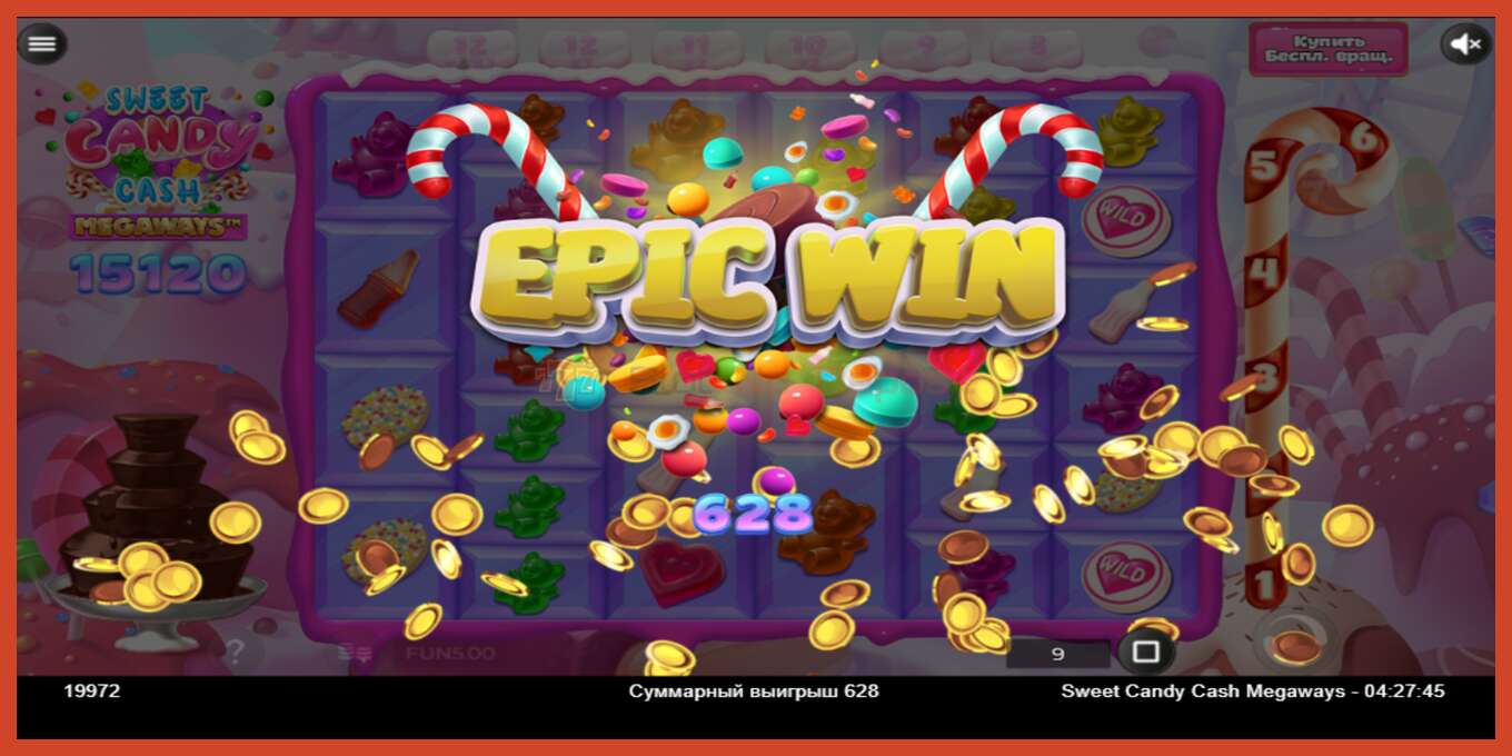 Slot screenshot: Sweet Candy Cash Megaway bez depozita, broj - 4