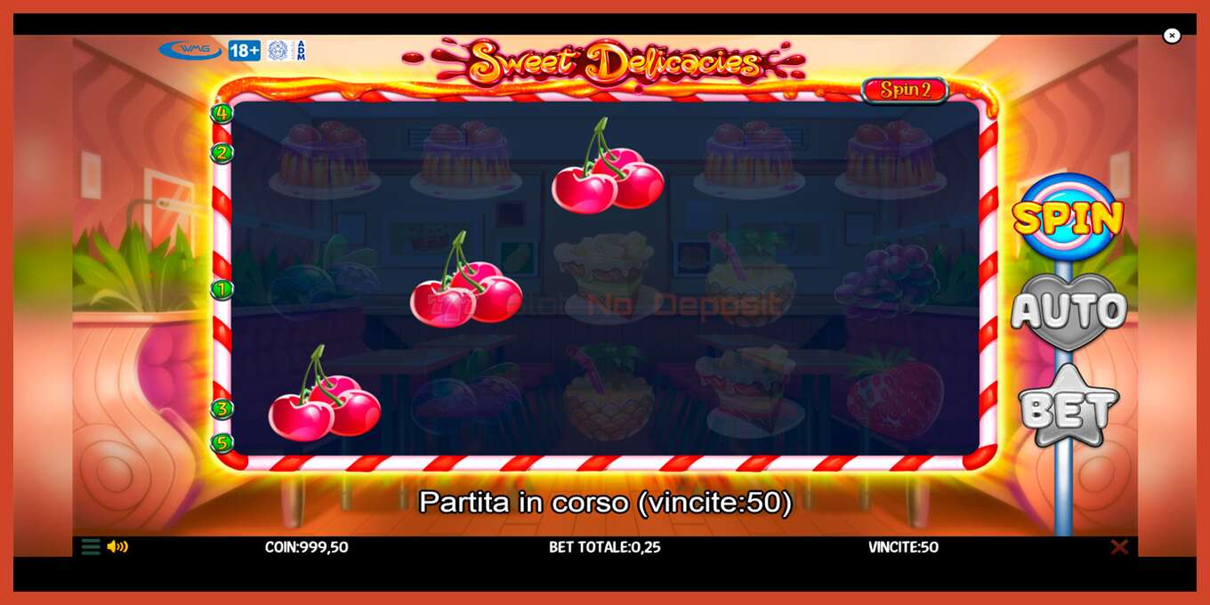 Slot skrinshoti: Sweet Delicacies depozit yoq, raqam - 2