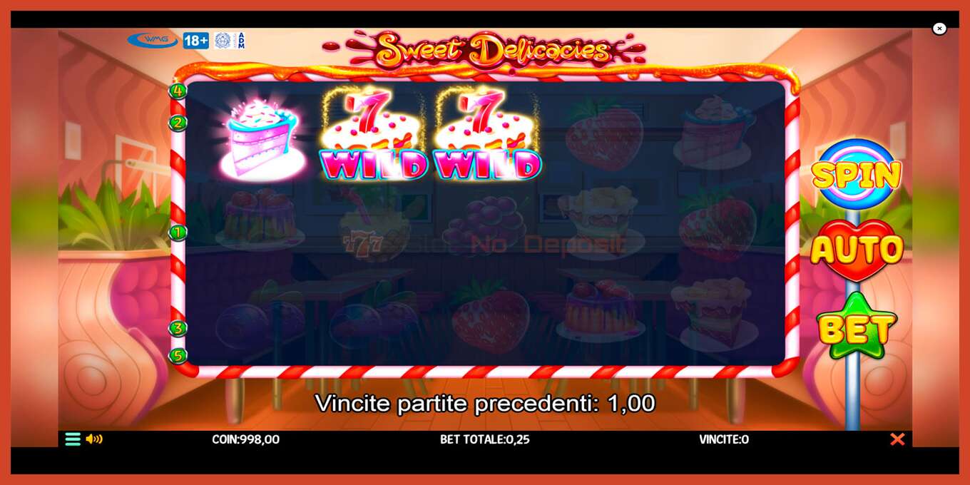 Slot skrinshoti: Sweet Delicacies depozit yoq, raqam - 3