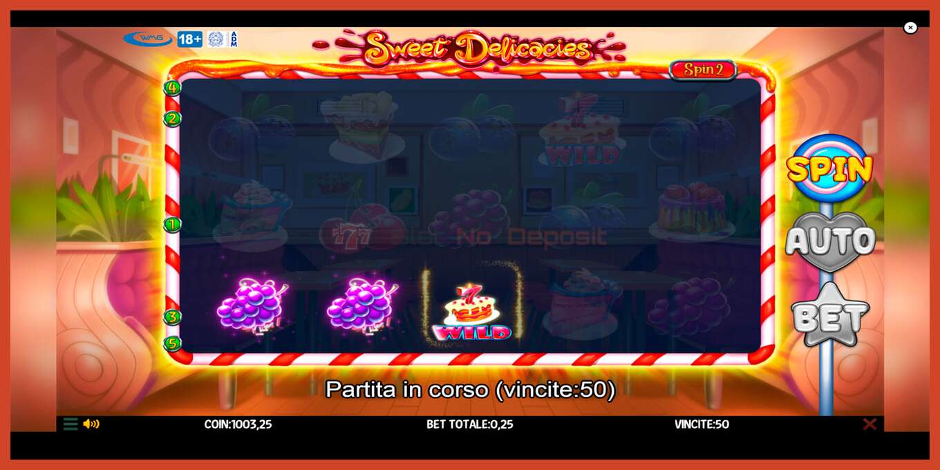 Slot skrinshoti: Sweet Delicacies depozit yoq, raqam - 5