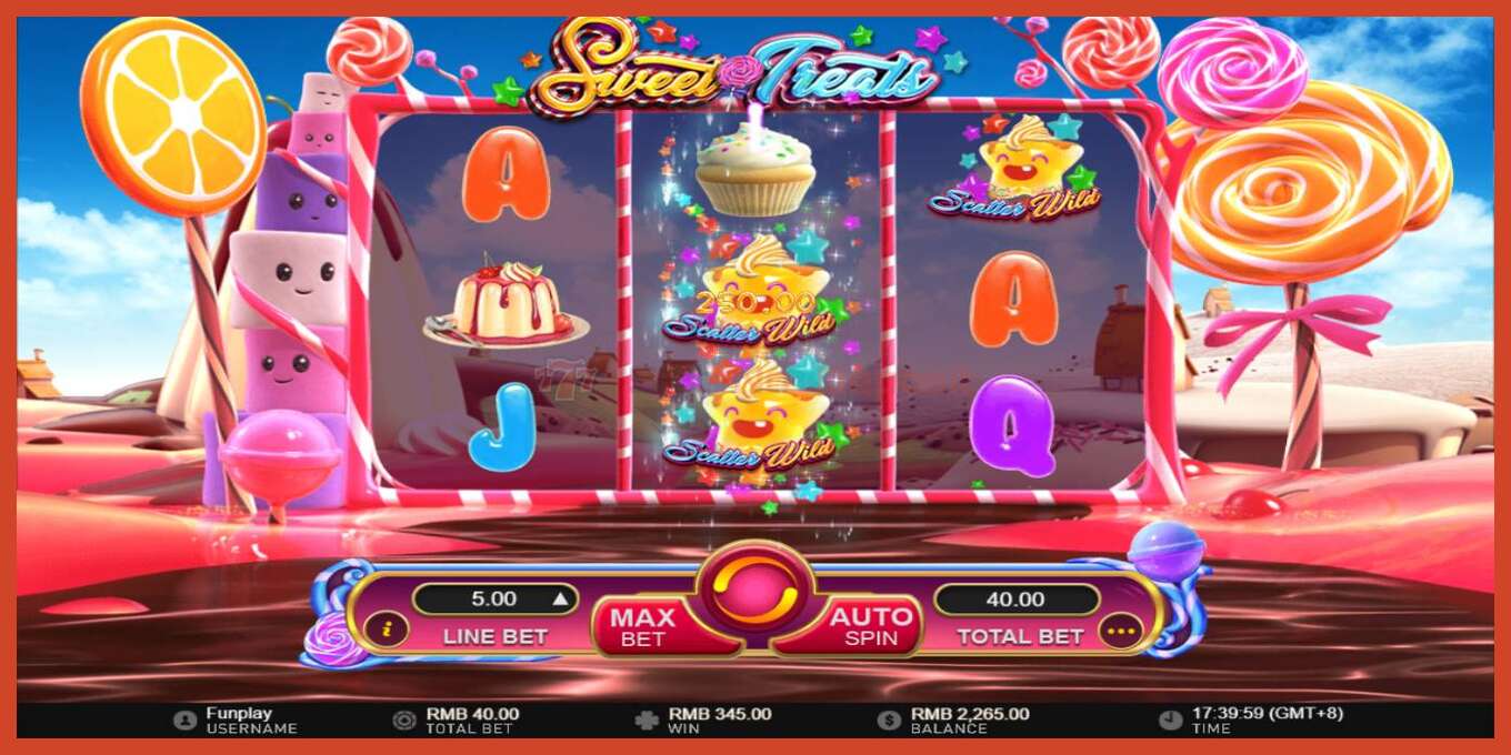 Slot screenshot: Sweet Treats bez depozita, broj - 4