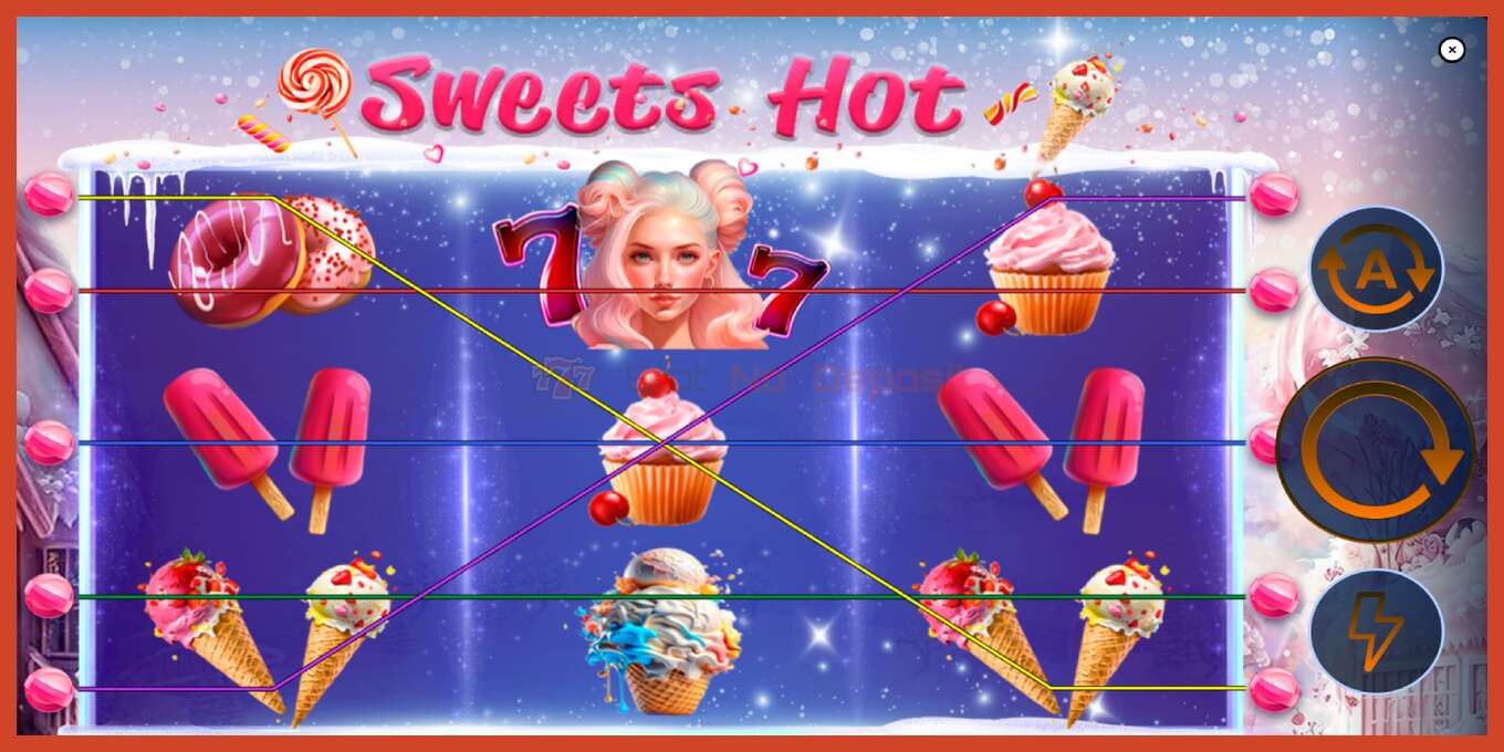 Slot skrinshoti: Sweets Hot depozit yoq, raqam - 2