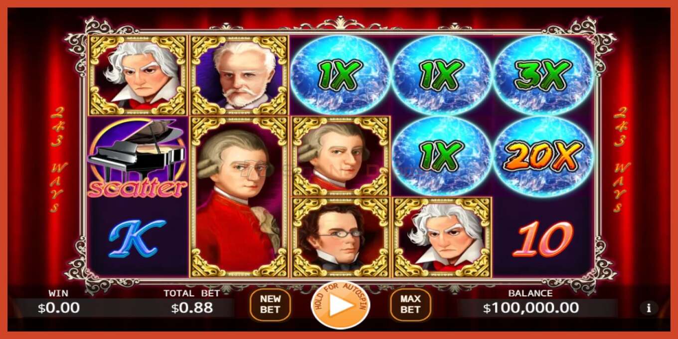 Slot screenshot: Symphony Fantasia Lock 2 Spin no deposit, number - 1