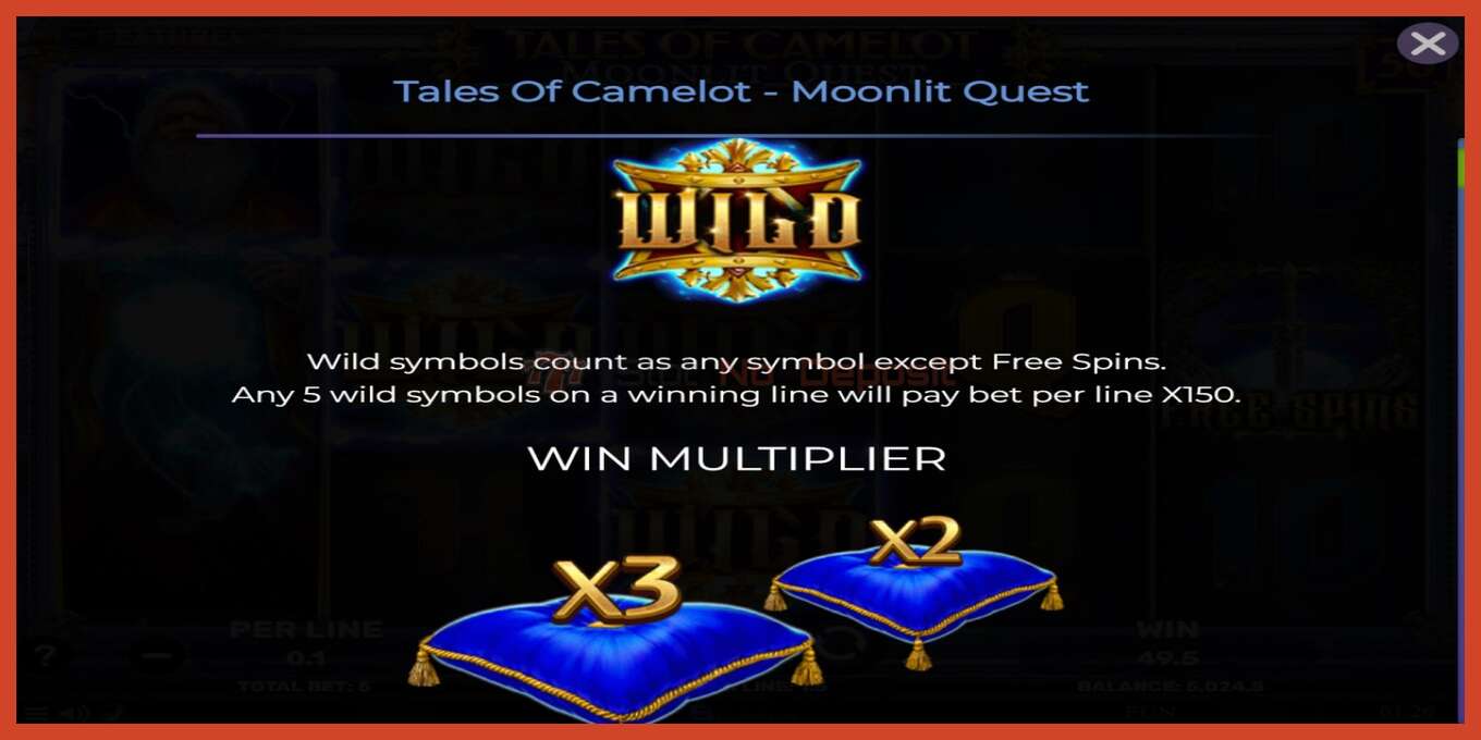 צילום מסך של חריץ: Tales of Camelot - Moonlit Quest ללא פיקדון, מִספָּר - 4