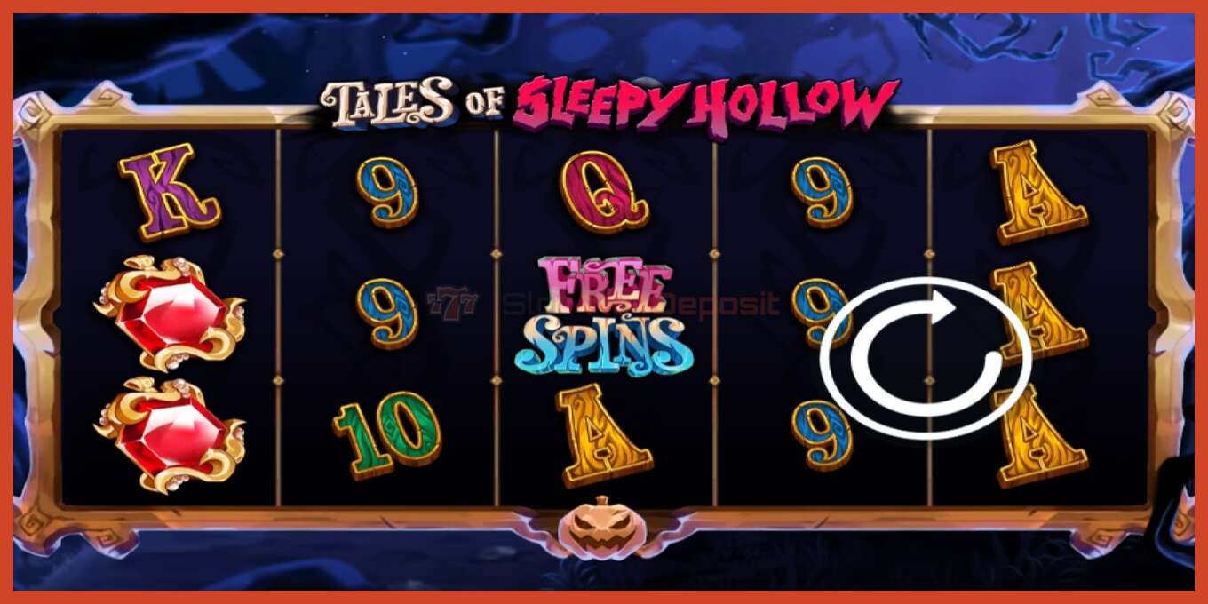 Slot screenshot: Tales of Sleepy Hollow no deposit, number - 1