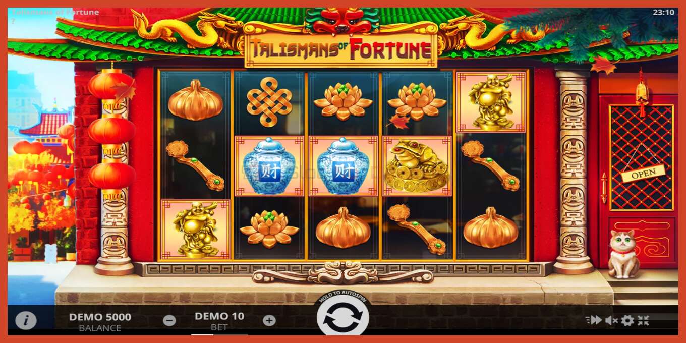 Slot screenshot: Talismans of Fortune no deposit, number - 1