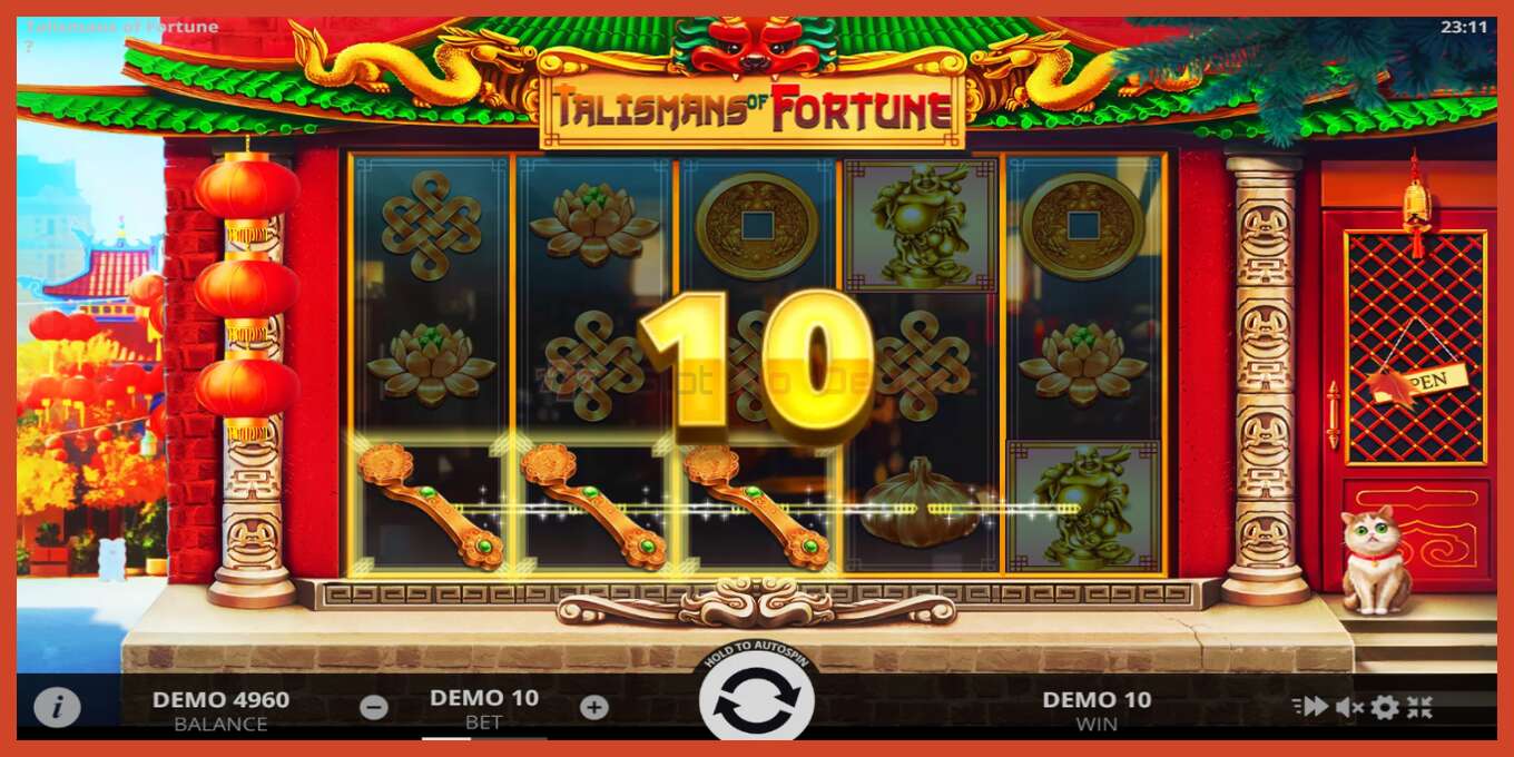 Slot screenshot: Talismans of Fortune no deposit, number - 3