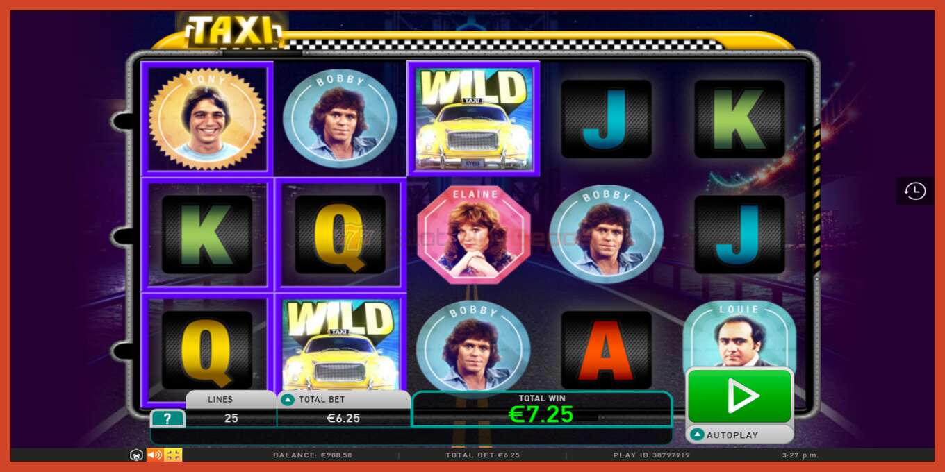 Slot screenshot: Taxi no deposit, number - 2