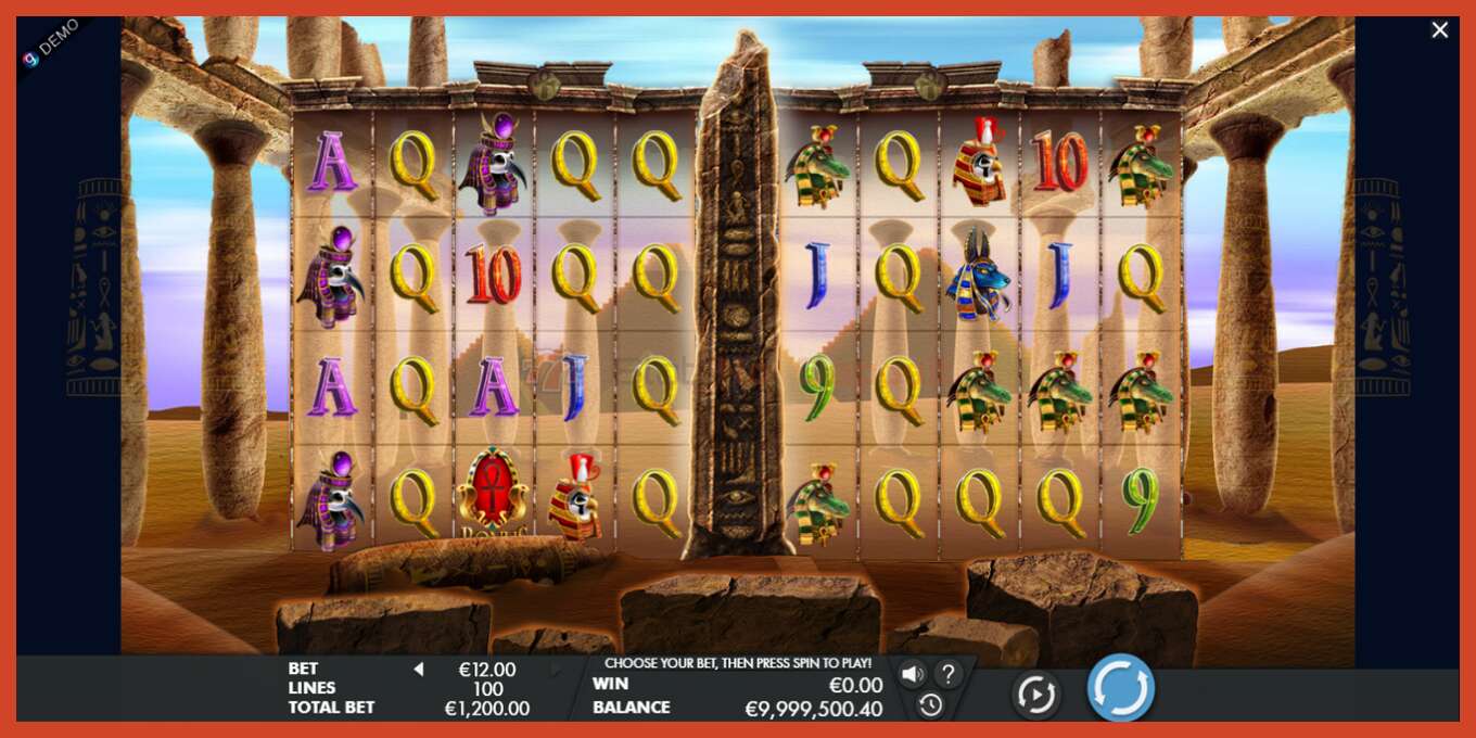 Slot screenshot: Temple of Luxor no deposit, number - 2