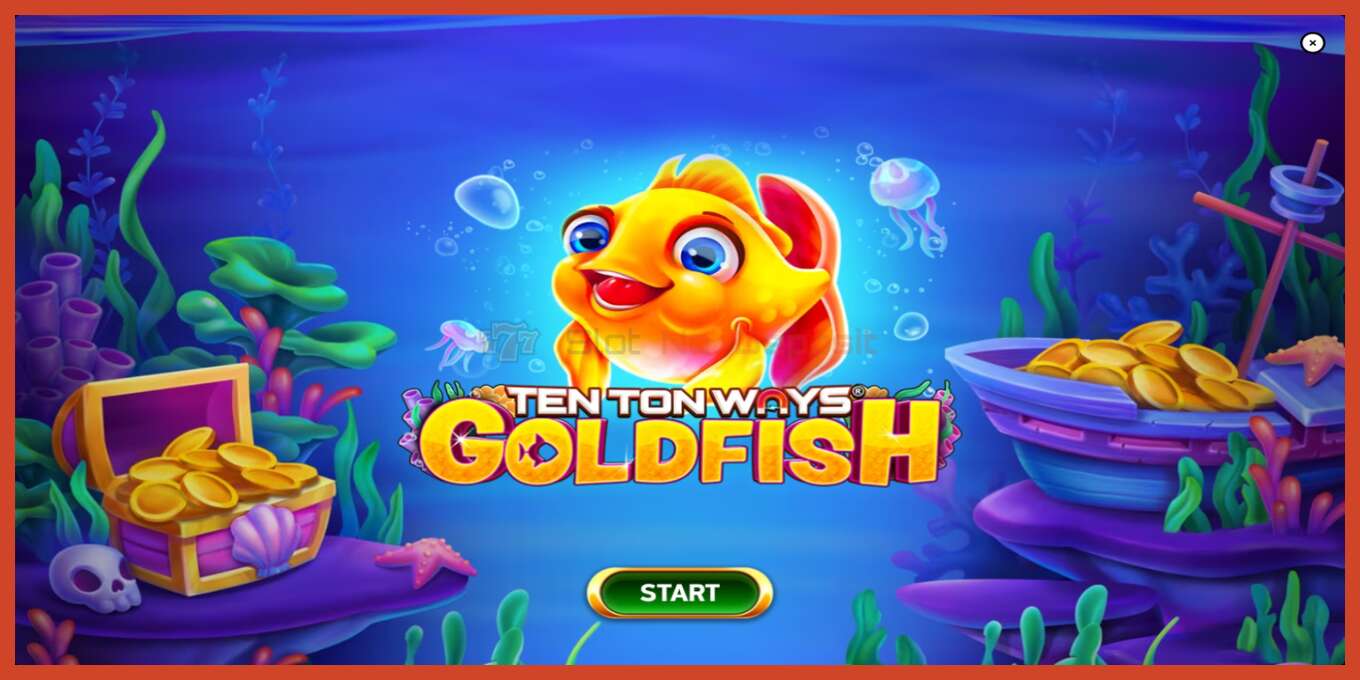 Slot screenshot: Ten Ton Ways Goldfish no deposit, number - 1