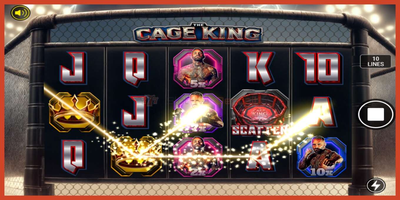 Slot screenshot: The Cage King no deposit, number - 2