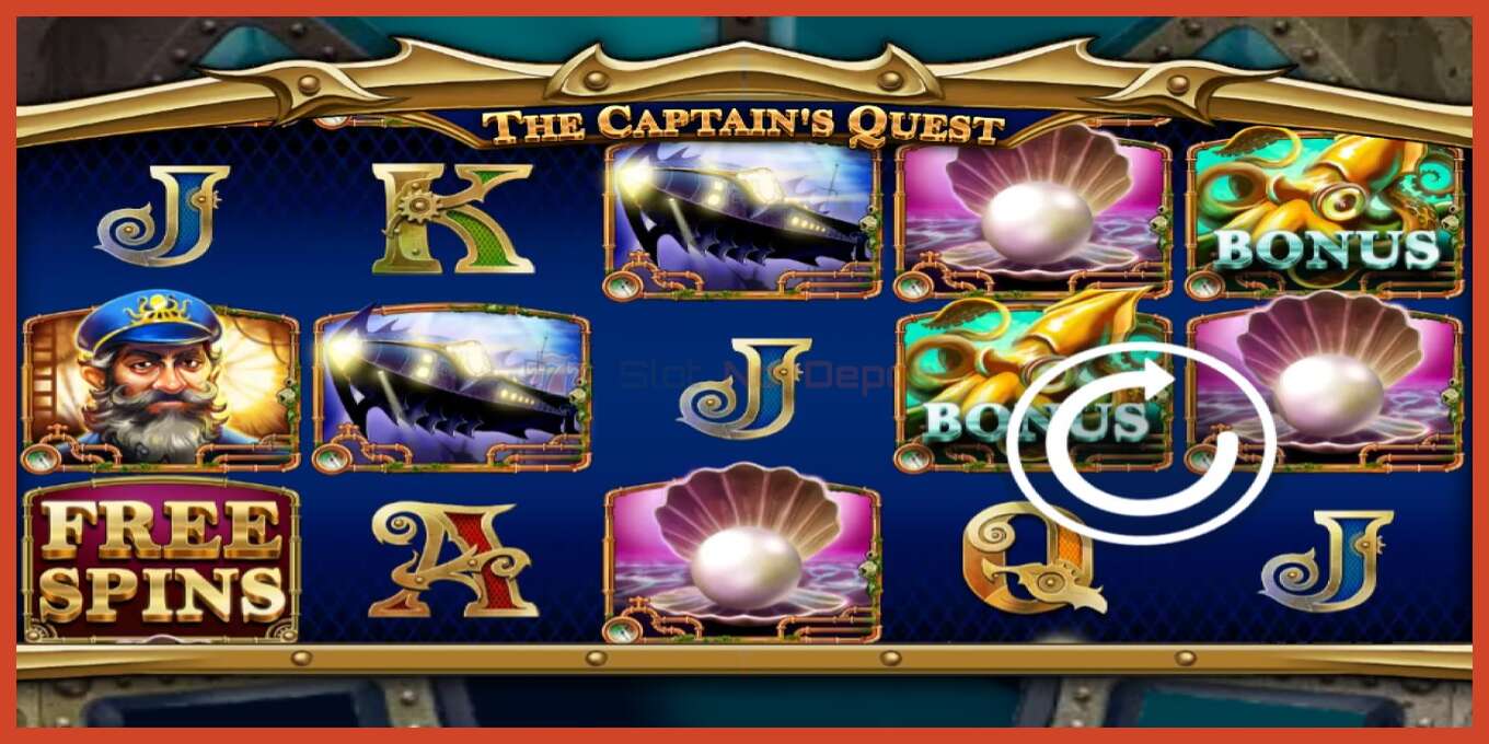 צילום מסך של חריץ: The Captains Quest ללא פיקדון, מִספָּר - 1