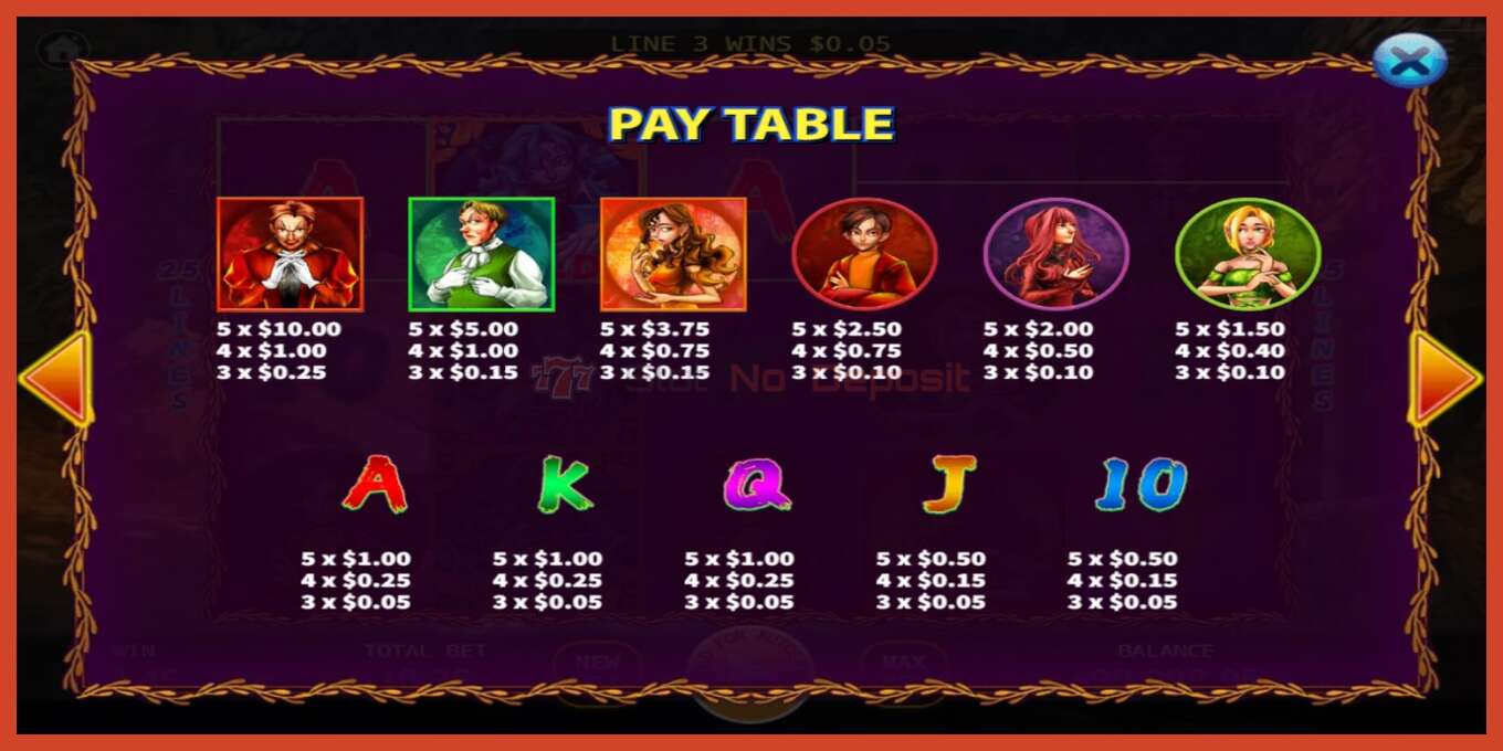 Slot screenshot: The Count of Monte Cristo no deposit, number - 4