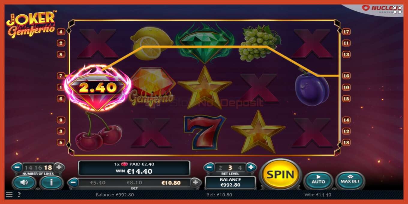 Slot screenshot: The Dark Joker Rizes no deposit, number - 3