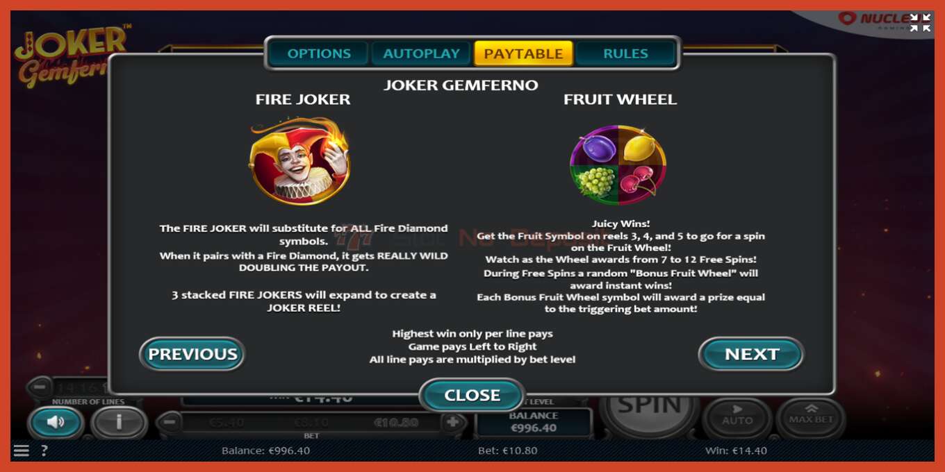 Slot screenshot: The Dark Joker Rizes no deposit, number - 5