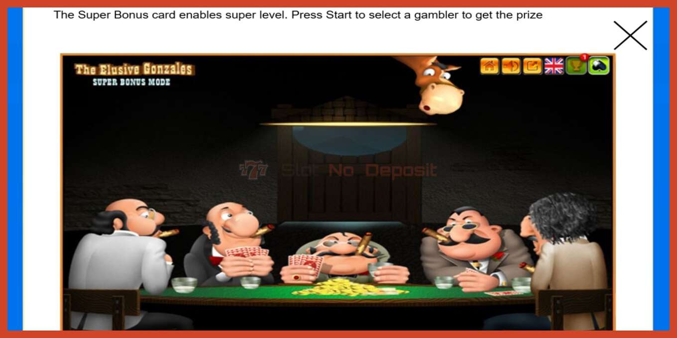 Slot screenshot: The Elusive Gonzales no deposit, number - 6